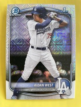 2025 Bowman Chrome Draft Mega Box (Mojo Refractor) #BDC-6 Aidan West