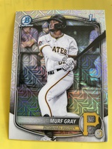 2025 Bowman Chrome Draft Mega Box (Mojo Refractor) #BDC-108 Murf Gray