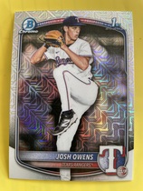 2025 Bowman Chrome Draft Mega Box (Mojo Refractor) #BDC-119 Josh Owens