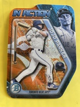 2025 Bowman Chrome Draft Mega Box Bowman In Action Orange Refractor #BIA-23 Jojo Parker