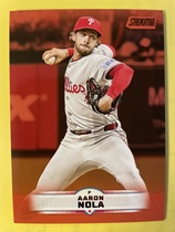 2025 Stadium Club Red #145 Aaron Nola