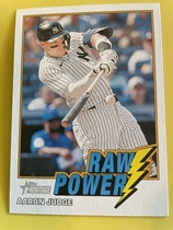 2026 Topps Heritage Raw Power #RP-AJ Aaron Judge