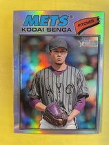 2026 Topps Heritage Chrome Refractor #317 Kodai Senga