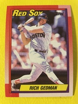 1990 Topps Base Set #123 Rich Gedman