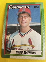 1990 Topps Base Set #209 Greg Mathews