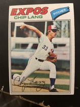 1977 Topps Base Set #132 Chip Lang