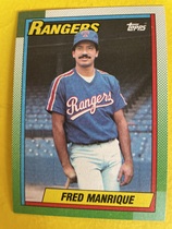 1990 Topps Base Set #242 Fred Manrique