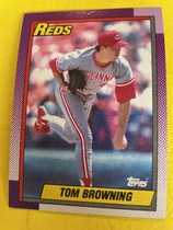 1990 Topps Base Set #418 Tom Browning