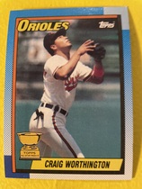 1990 Topps Base Set #521 Craig Worthington