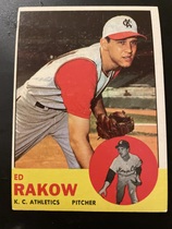 1963 Topps Base Set #82 Ed Rakow