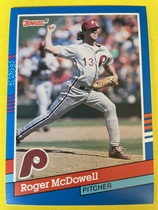 1991 Donruss Base Set #166 Roger McDowell