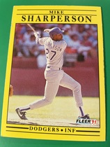 1991 Fleer Base Set #221 Mike Sharperson