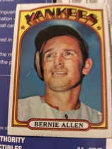 1972 Topps Base Set #644 Bernie Allen