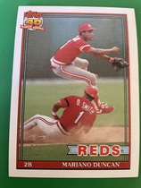 1991 Topps Base Set #13 Mariano Duncan