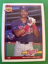 1991 Topps Base Set #18 Nelson Liriano