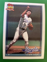 1991 Topps Base Set #22 Storm Davis