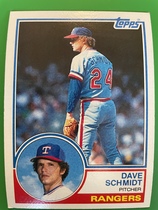 1983 Topps Base Set #116 Dave Schmidt