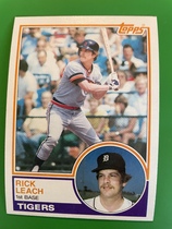 1983 Topps Base Set #147 Rick Leach