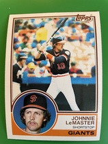 1983 Topps Base Set #154 Johnnie LeMaster