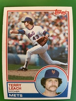 1983 Topps Base Set #187 Terry Leach