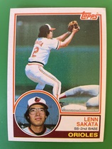 1983 Topps Base Set #319 Lenn Sakata