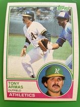 1983 Topps Base Set #435 Tony Armas