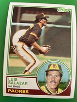 1983 Topps Base Set #533 Luis Salazar