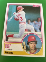 1983 Topps Base Set #554 Mike Vail