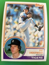 1983 Topps Base Set #588 Pat Underwood