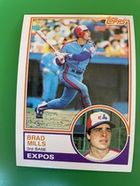 1983 Topps Base Set #744 Brad Mills