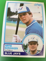 1983 Topps Base Set #714 Wayne Nordhagen