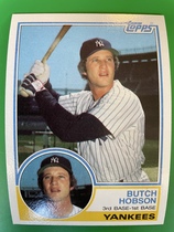 1983 Topps Base Set #652 Butch Hobson