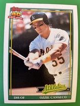 1991 Topps Base Set #162 Ozzie Canseco