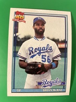 1991 Topps Base Set #222 Brian McRae