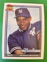 1991 Topps Base Set #259 Hensley Meulens