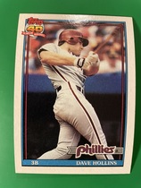 1991 Topps Base Set #264 Dave Hollins