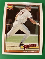 1991 Topps Base Set #358 Mark Parent