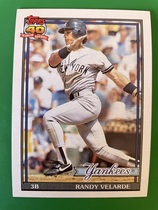 1991 Topps Base Set #379 Randy Velarde