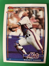 1991 Topps Base Set #382 Mackey Sasser