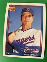 1991 Topps Base Set #409 Mike Stanley