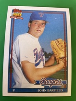 1991 Topps Base Set #428 John Barfield