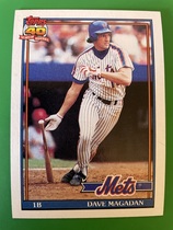 1991 Topps Base Set #480 Dave Magadan