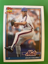 1991 Topps Base Set #504 Julio Valera