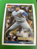 1991 Topps Base Set #548 Jaime Navarro