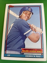 1991 Topps Debut 90 #100 Derrick May