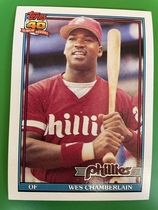 1991 Topps Base Set #603 Wes Chamberlain
