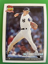 1991 Topps Base Set #635 Andy Hawkins