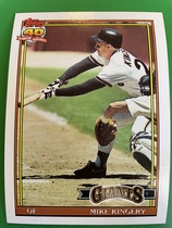 1991 Topps Base Set #657 Mike Kingery