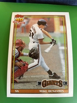 1991 Topps Base Set #791 Mike Benjamin