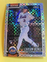 2026 Topps Chrome X-Fractors #87 Carson Benge